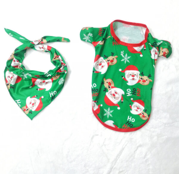 Zomaica Christmas Pajamas For Family Matching Family Christmas PJs Sets Santa Claus Printed Top Sleepwear - Image 6